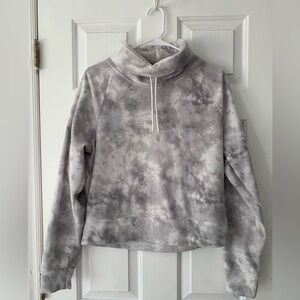 Old Navy Women’s Funnel-Neck Cropped Microfleece Sweatshirt